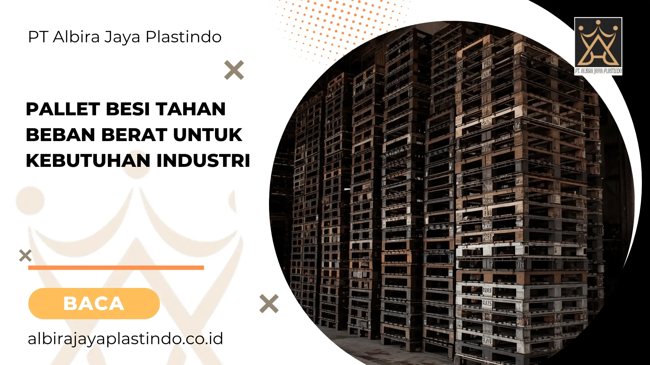 Pallet Besi Tahan Beban Berat untuk Kebutuhan Industri