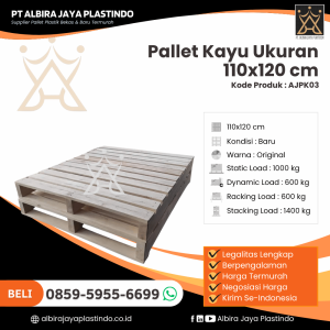 Pallet Kayu Ukuran 110x120 cm[AJPK03]
