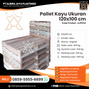 Pallet Kayu Ukuran 120x100 cm[AJPK04]