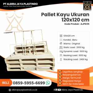 Pallet Kayu Ukuran 120x120 cm[AJPK05]