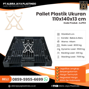 Pallet Plastik AJP63 110x140x13 cm