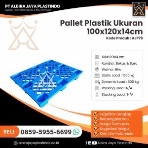 Pallet Plastik Baru & Bekas 100x120x14[AJP79]