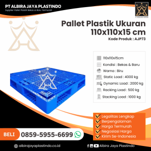 Pallet Plastik Baru & Bekas 110x110x15[AJP73]