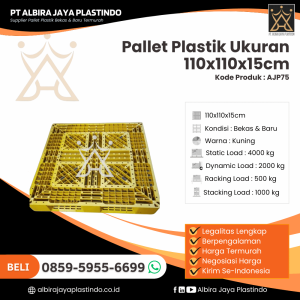 Pallet Plastik Baru & Bekas 110x110x15[AJP75]