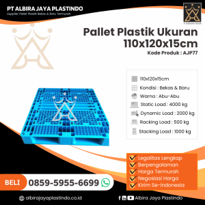 Pallet Plastik Baru & Bekas 110x120x15[AJP77]