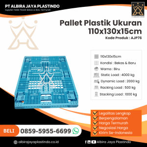 Pallet Plastik Baru & Bekas 110x130x15[AJP76]
