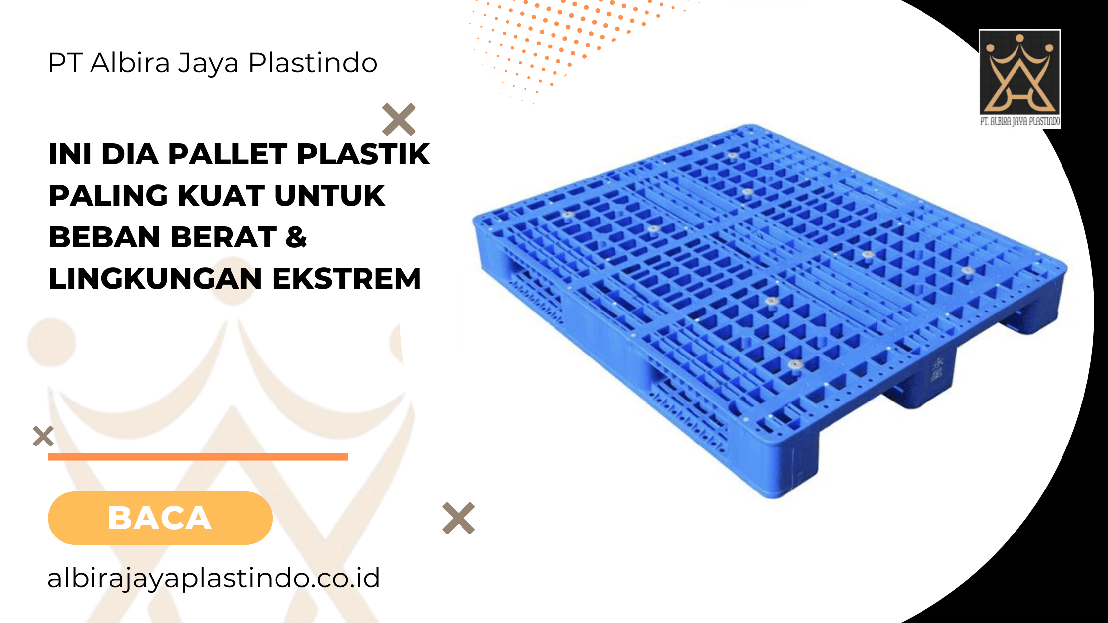 Ini Dia Pallet Plastik Paling Kuat untuk Beban Berat & Lingkungan Ekstrem