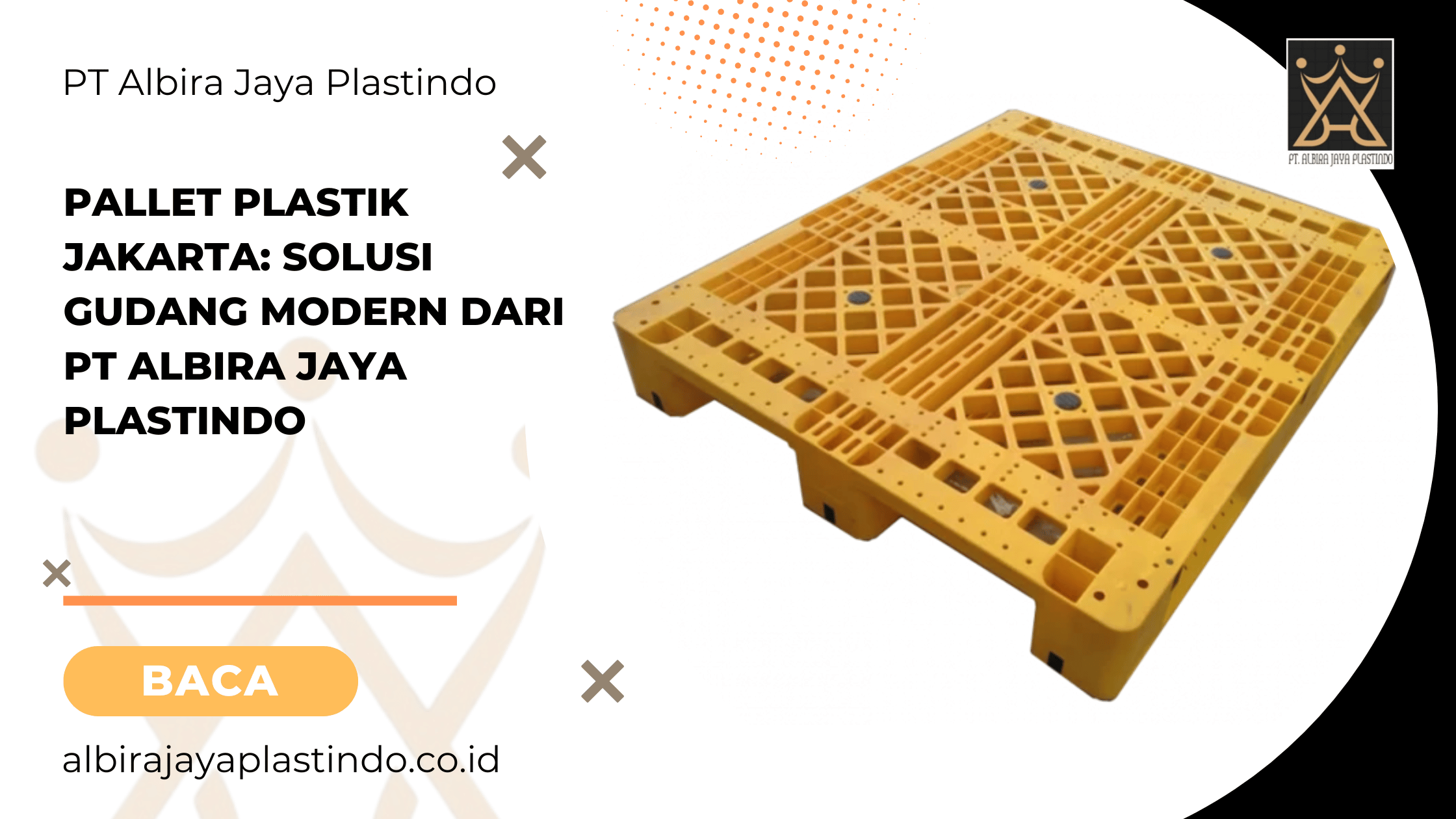 Pallet Plastik Jakarta: Solusi Gudang Modern dari PT Albira Jaya Plastindo