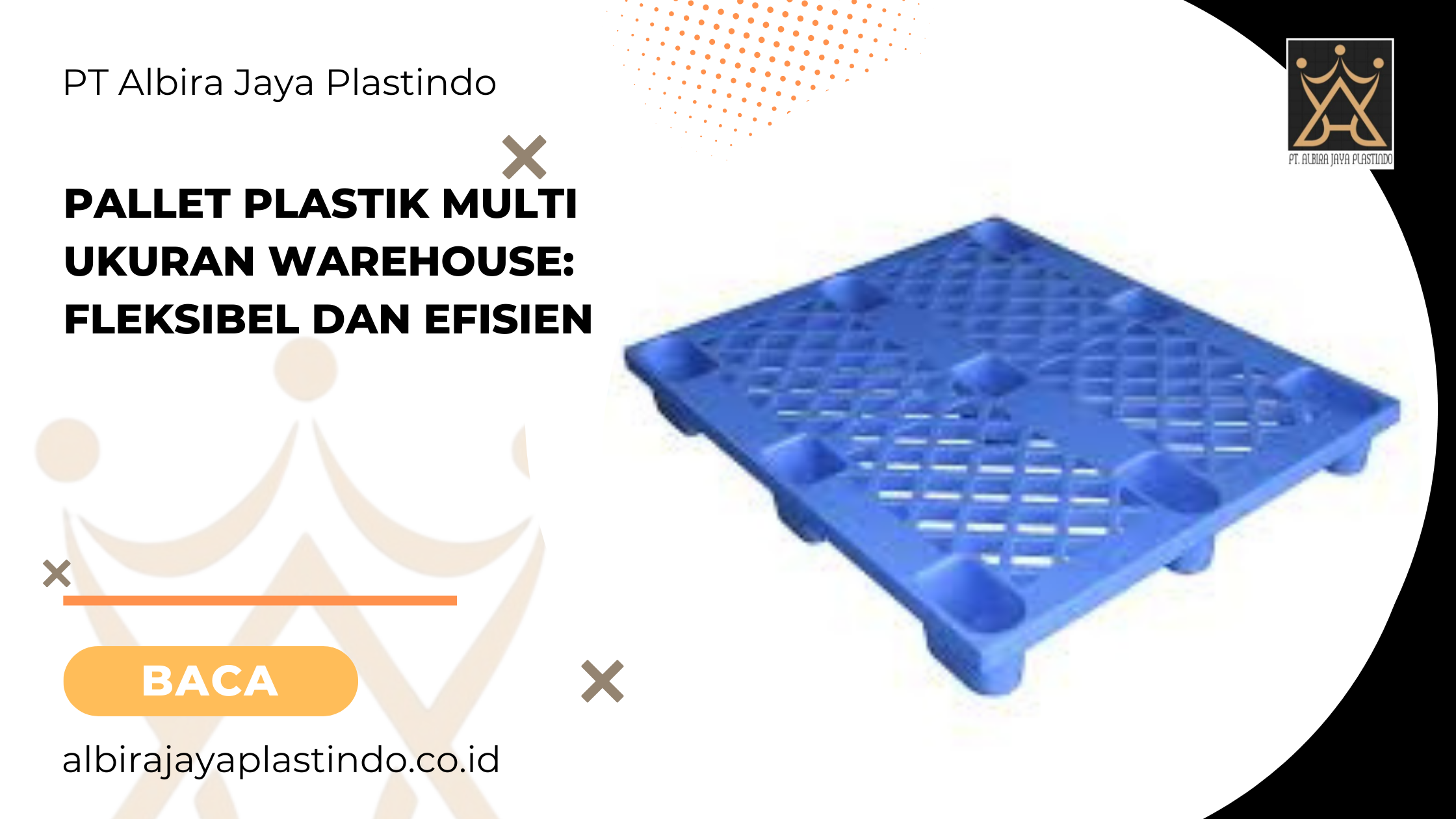 Pallet Plastik Multi Ukuran Warehouse: Fleksibel Dan Efisien