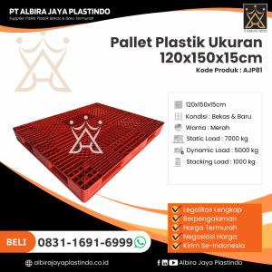Pallet Plastik AJP81 120x150x15cm